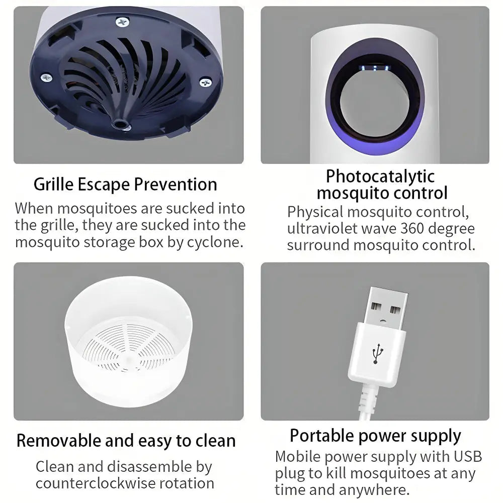 Electronic LED Mosquito Killer Lamp With USB